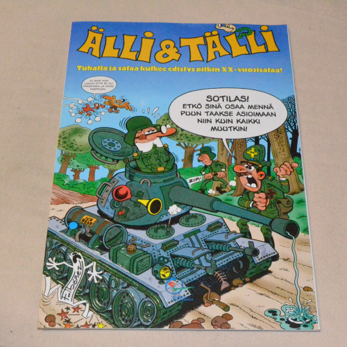 Älli & Tälli Tuhatta ja sataa kulkee edistys pitkin XX-vuosisataa!